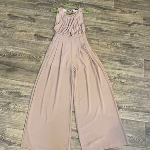 A neutral colored pantsuit from Fora